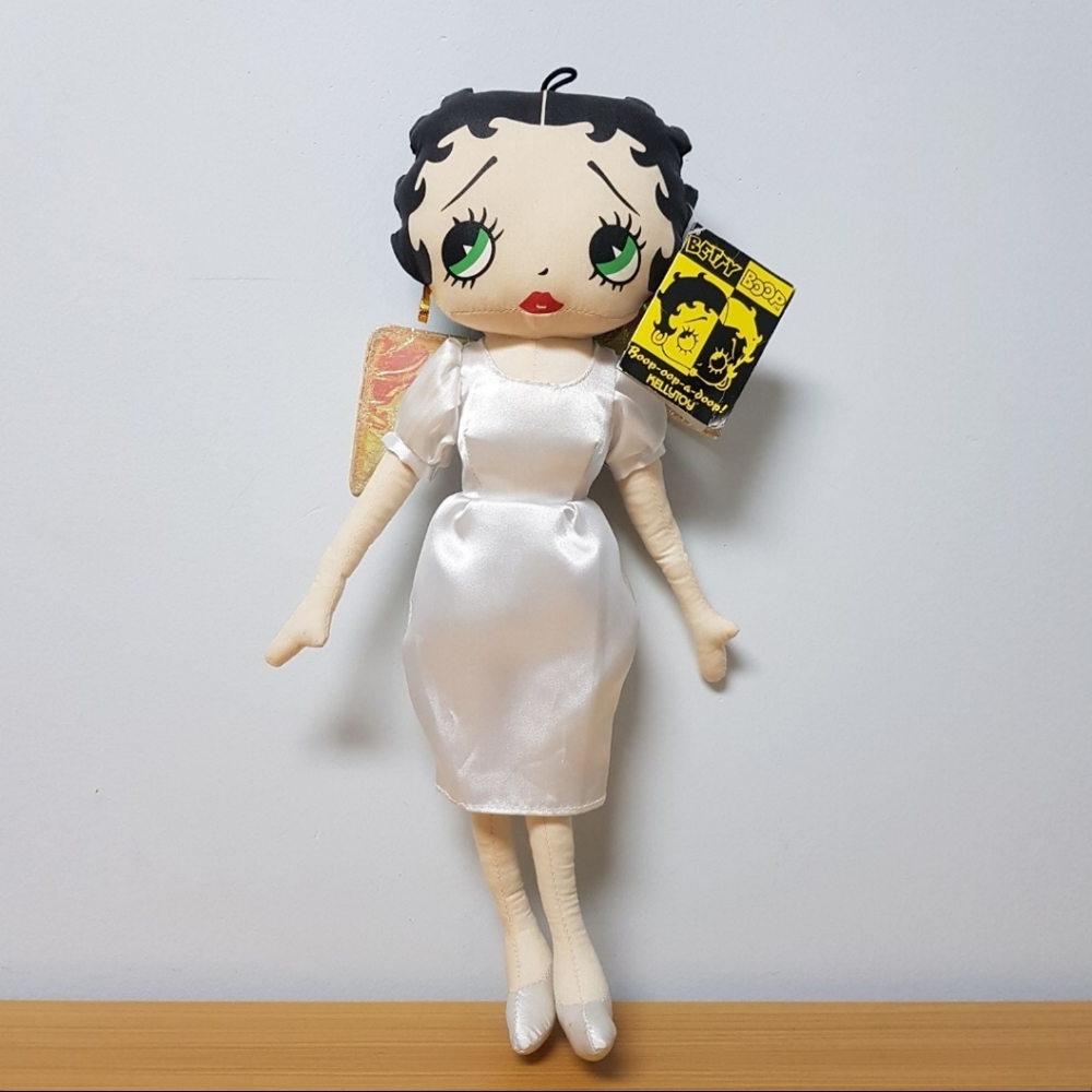 2003 Betty Boop Angel Wings Plush‎ with White Dress